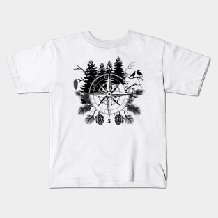 Forest Compass Kids T-Shirt